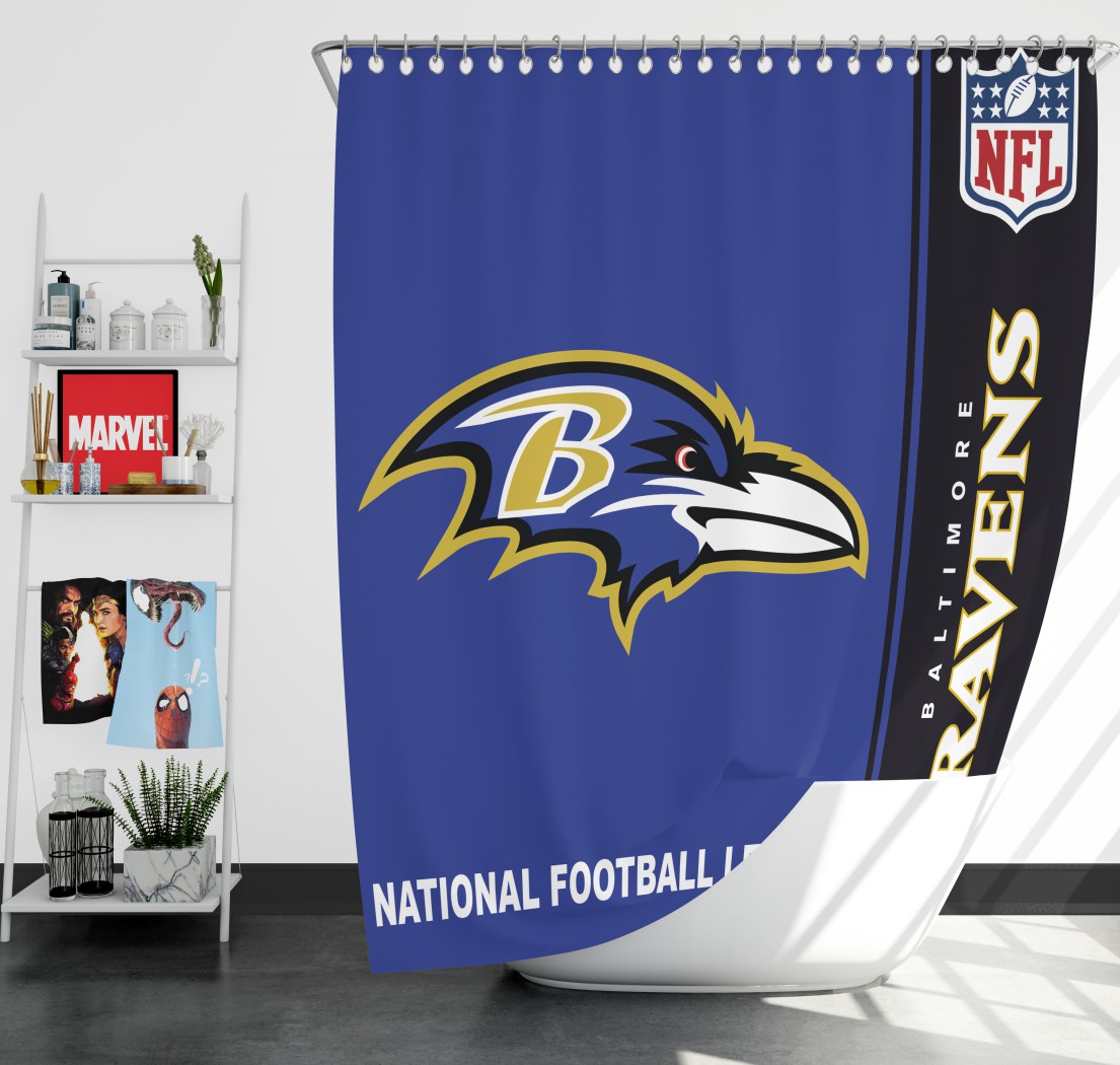 Nfl Baltimore Ravens Shower Curtain