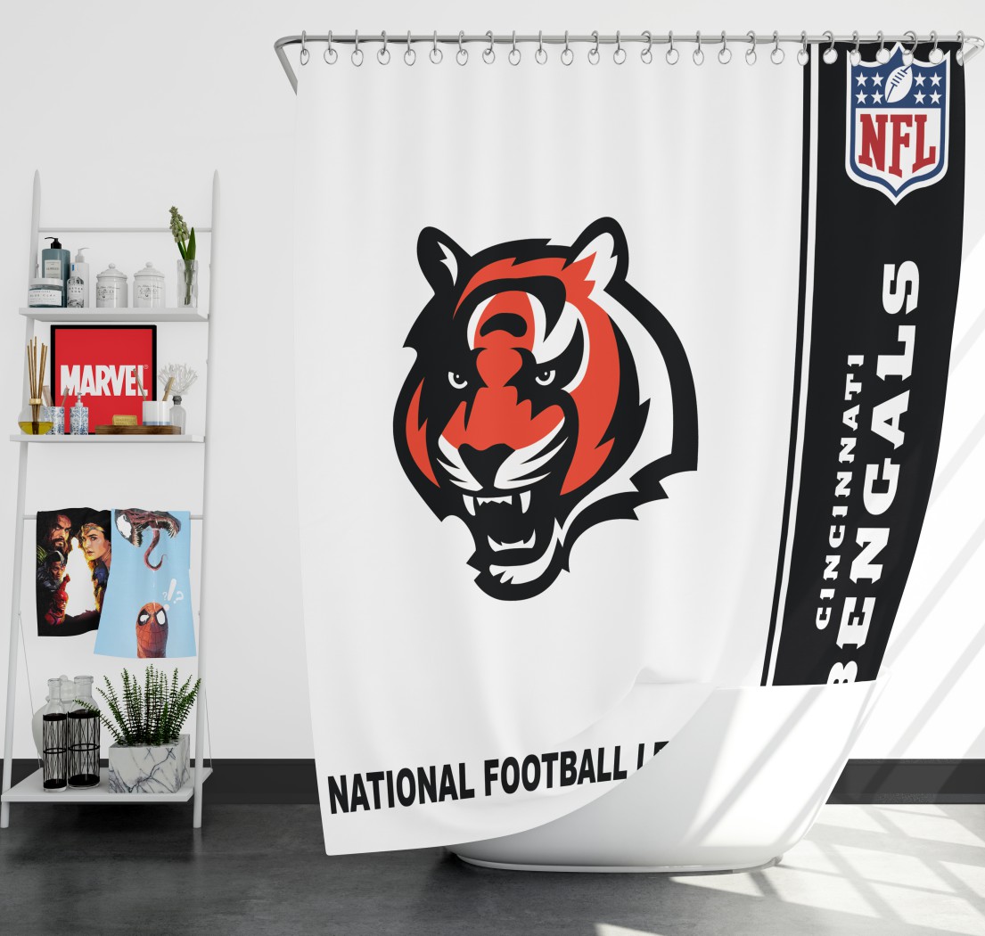 Nfl Cincinnati Bengals Shower Curtain