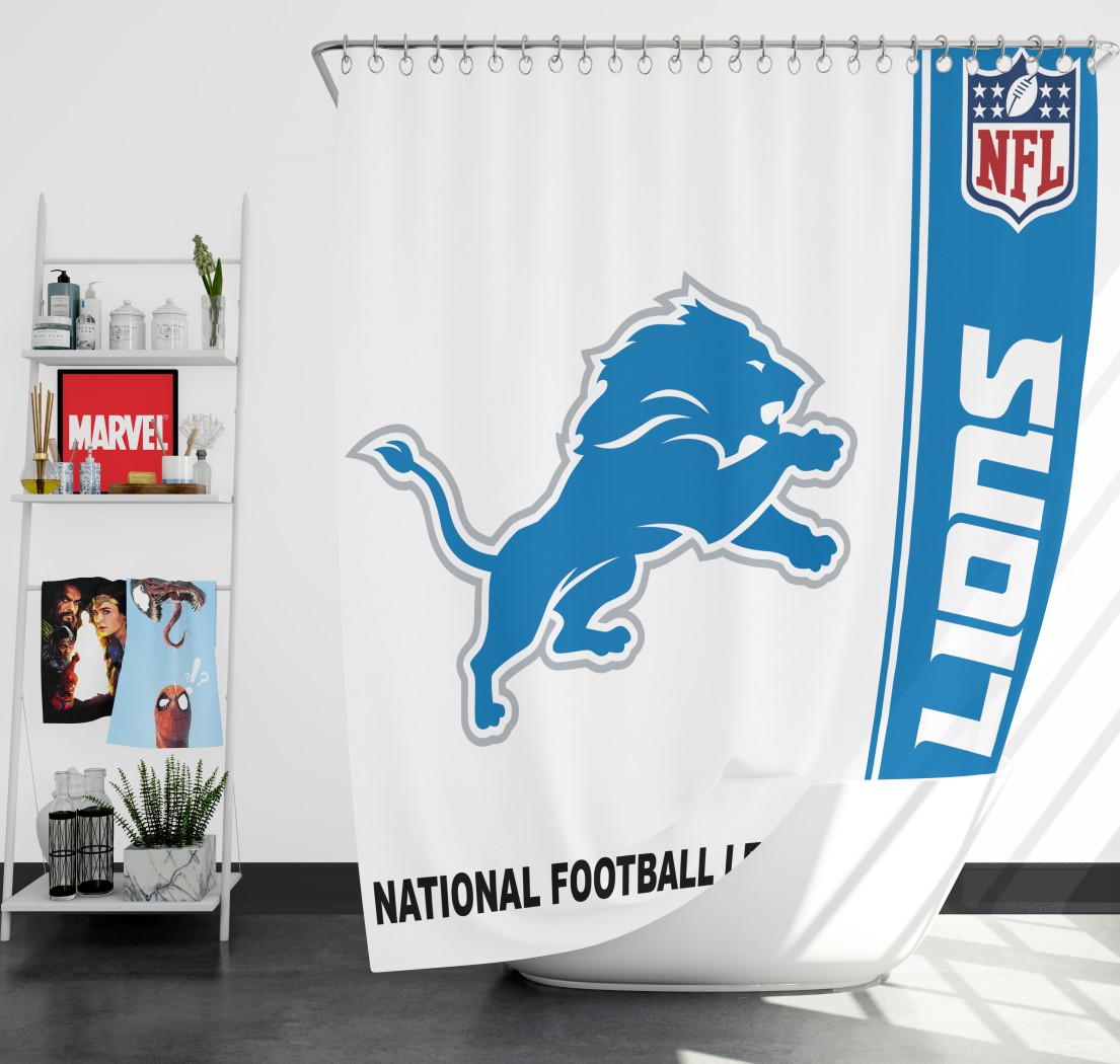 Nfl Detroit Lions Shower Curtain