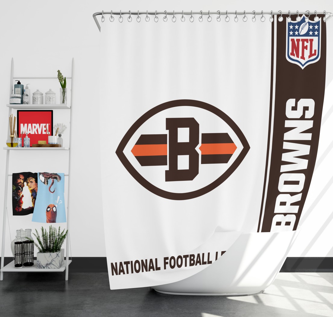 Nfl Cleveland Browns Shower Curtain