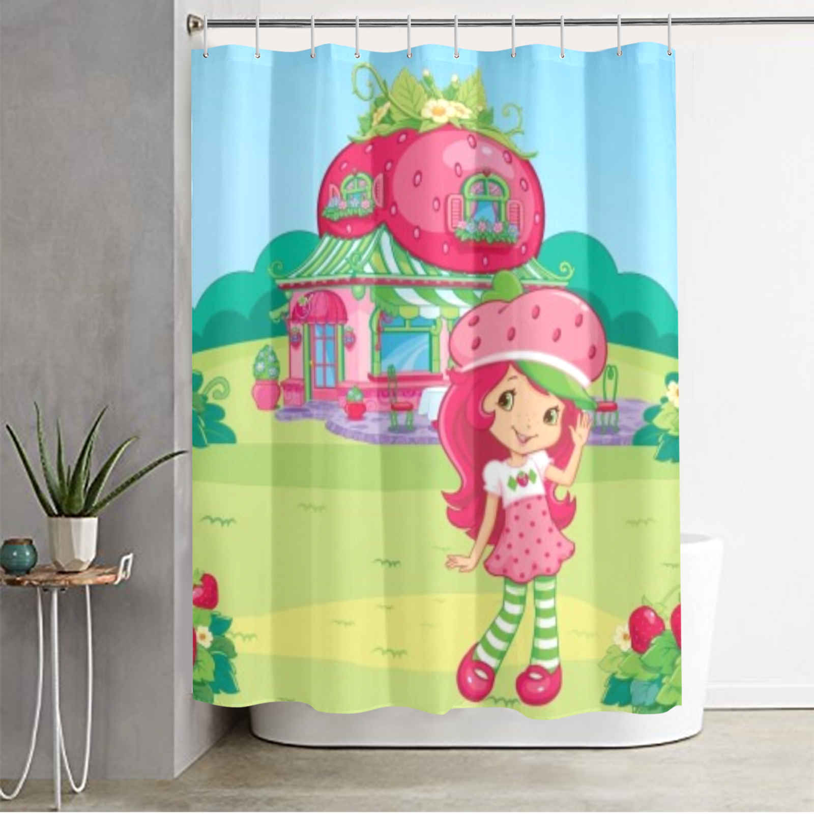Strawberry Shortcake Shower Curtain