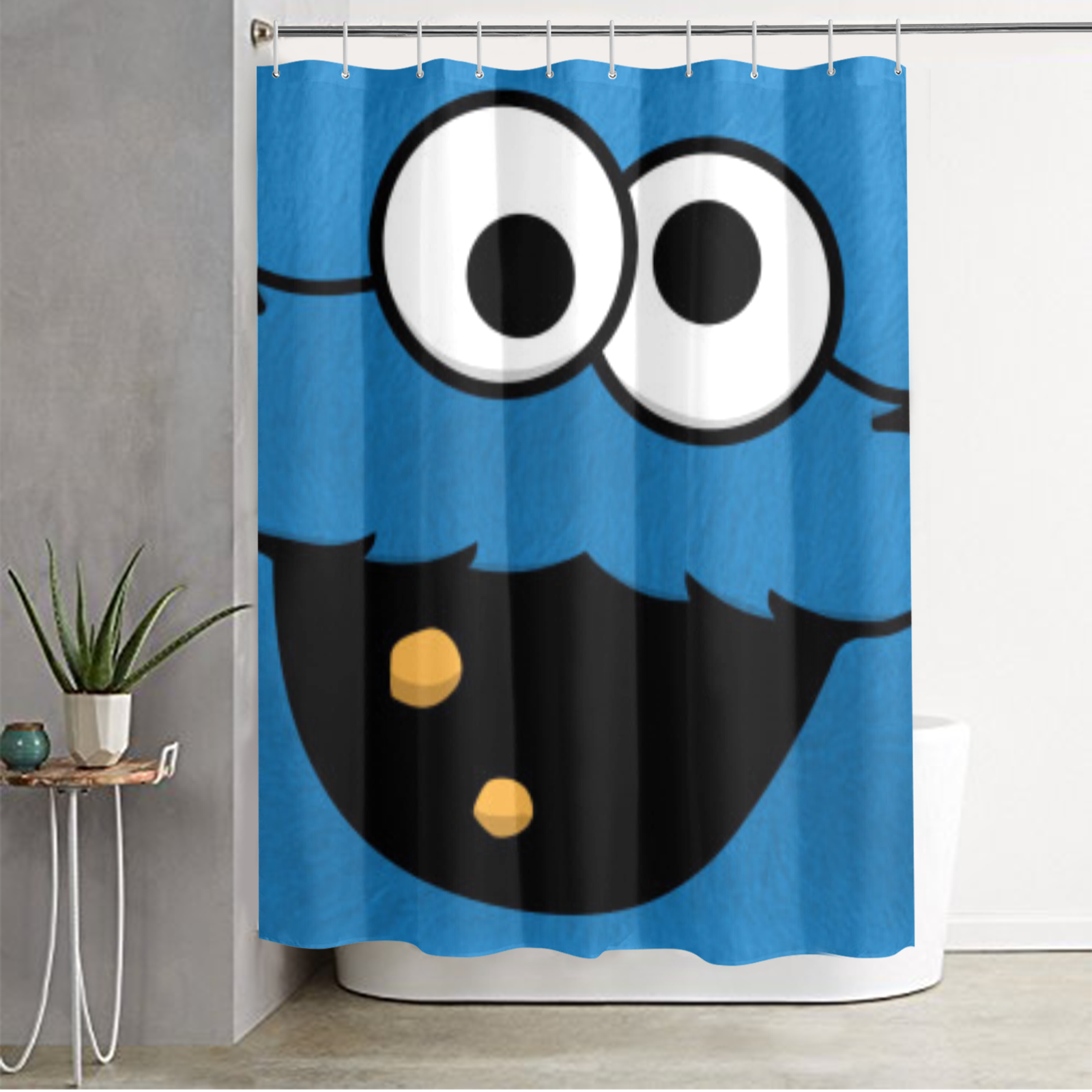 Cookie Monster Shower Curtain