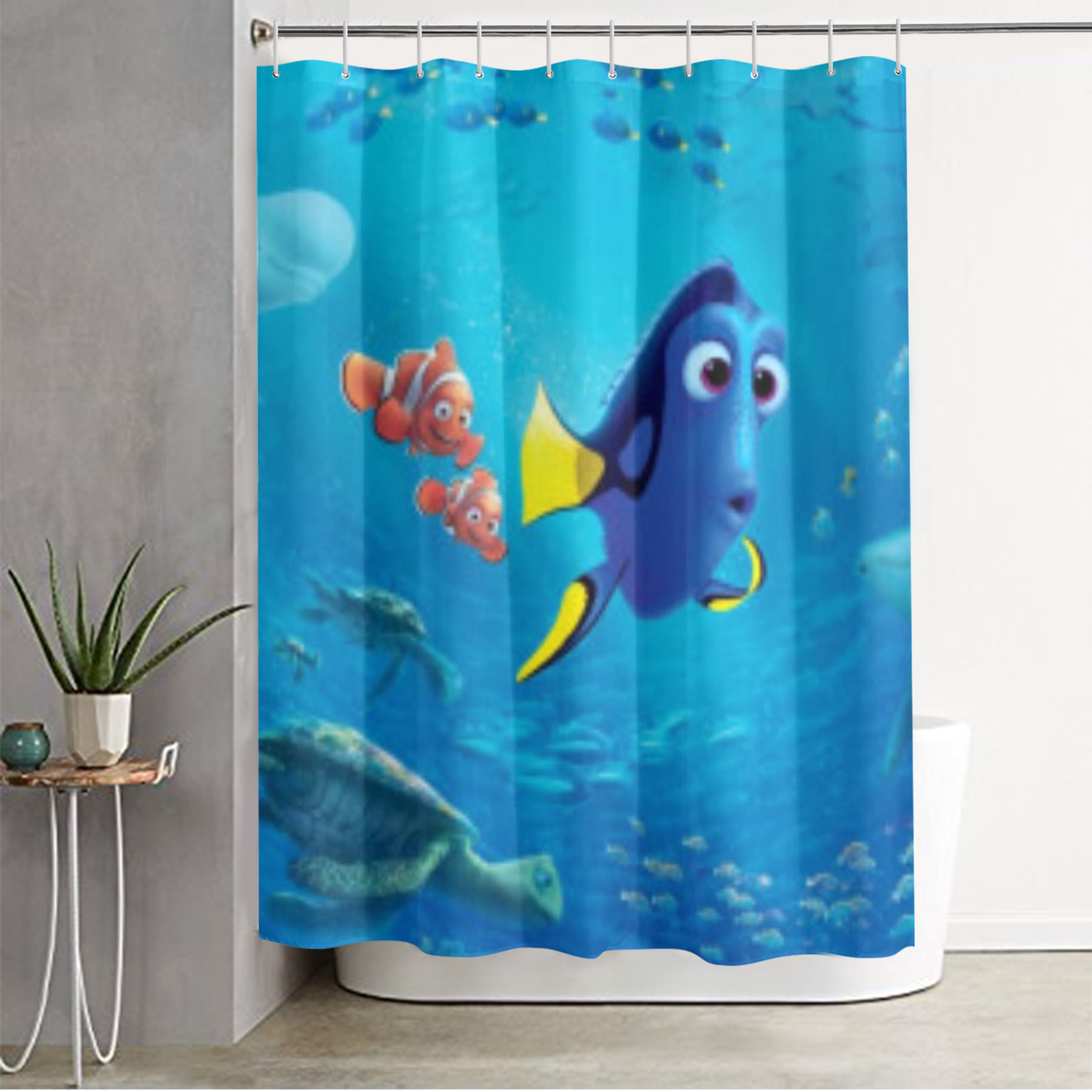 Finding Nemo Dory Shower Curtain
