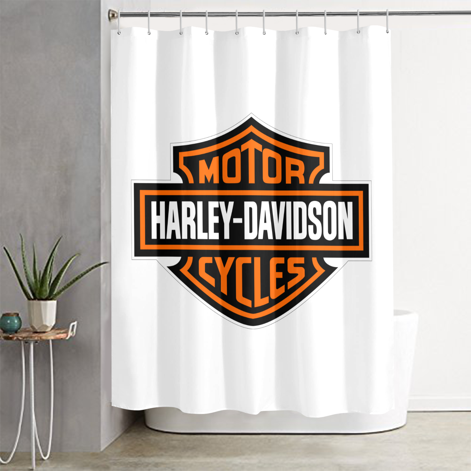 Harley Davidson Shower Curtain