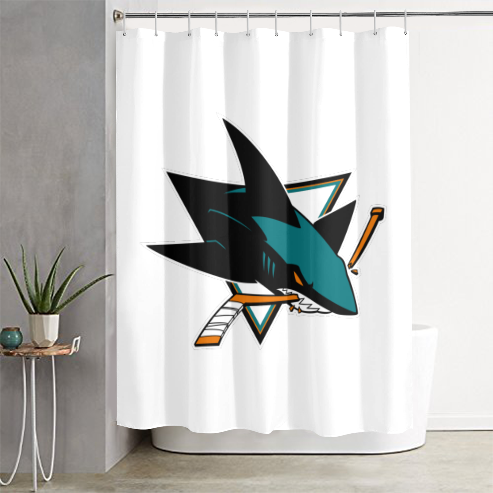 San Jose Sharks Shower Curtain