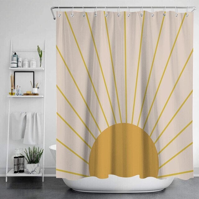 Boho Spa Shower Curtain For Relaxing Bathroom Vibes