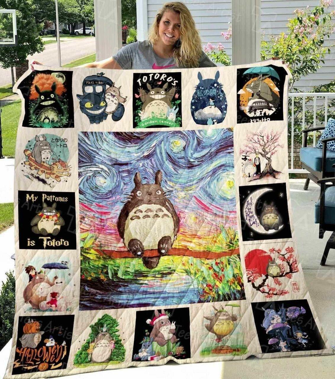 Totoro Blanket Th1607 Quilt