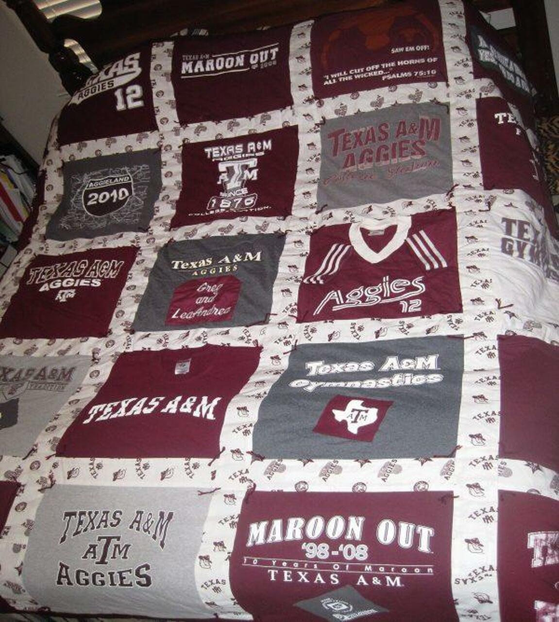 Maroon Out Ag Quilt Blanket Bn14 Quilt
