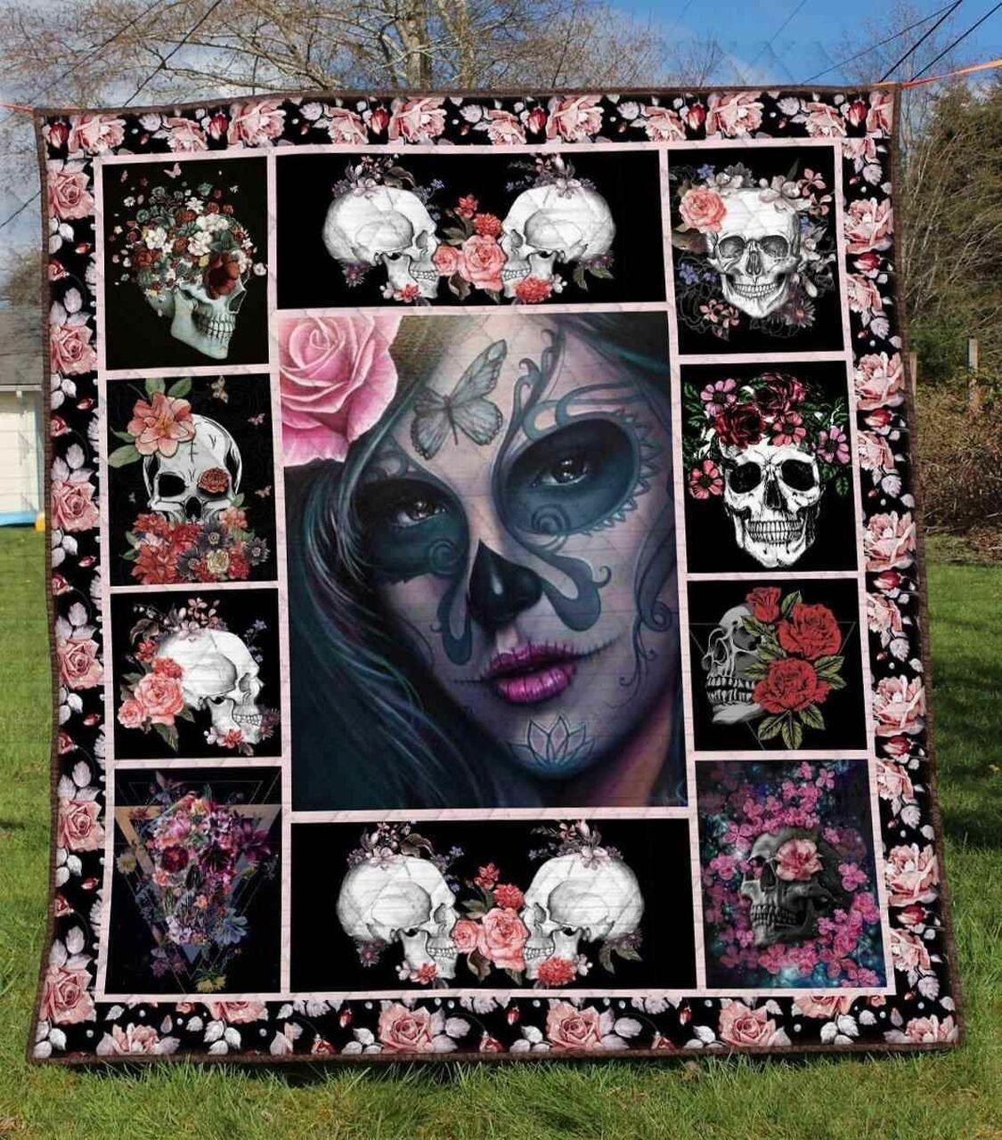 Skull Ver6 Blanket Th1507 Quilt