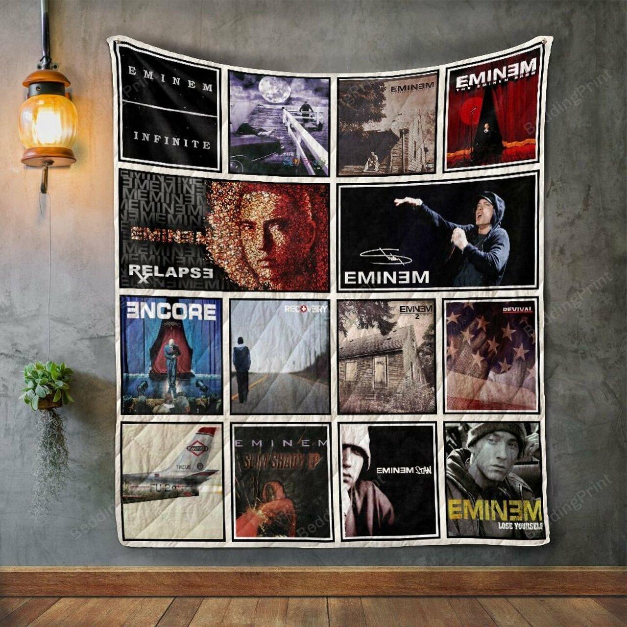 Eminem Album Co Quilt Blanket