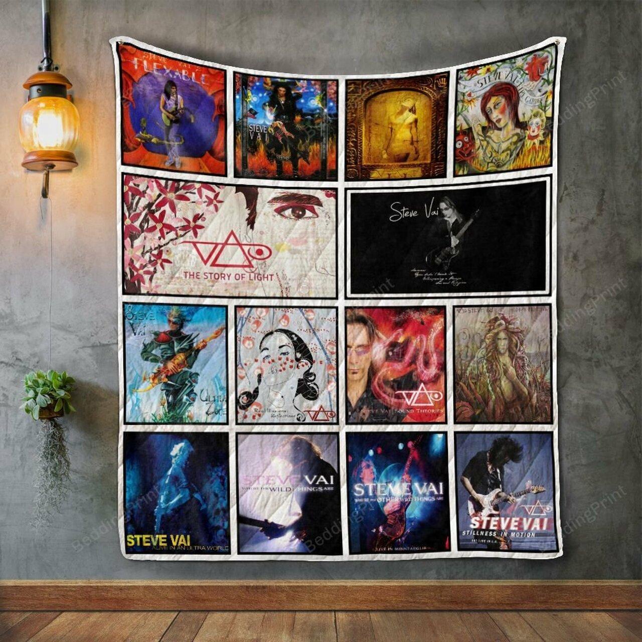 Steve Vai Album Co Quilt Blanket