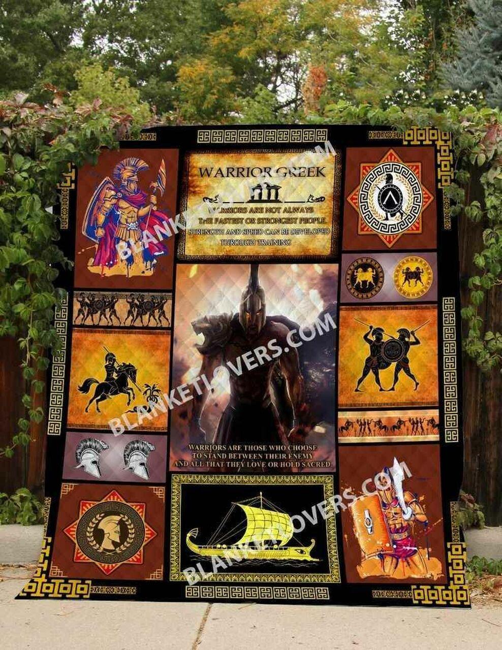 Warrior Greek Blanket Kc1507 Quilt