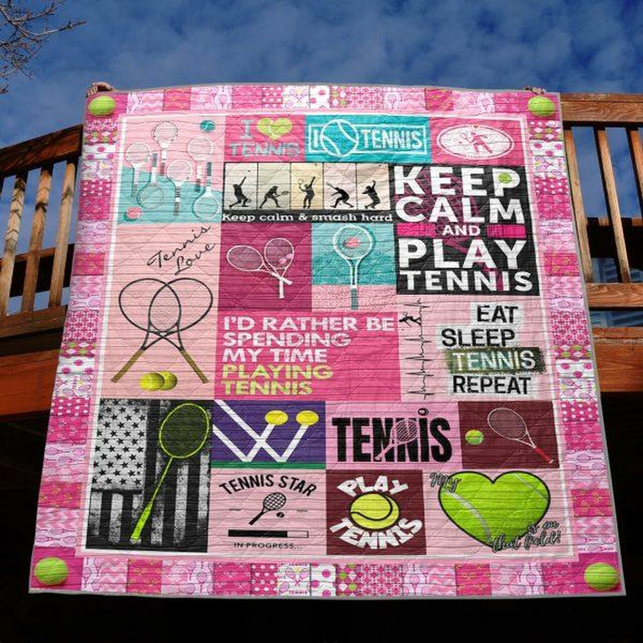 Keep Calm And Play Te Quilt Blanket Tm99 Quilt