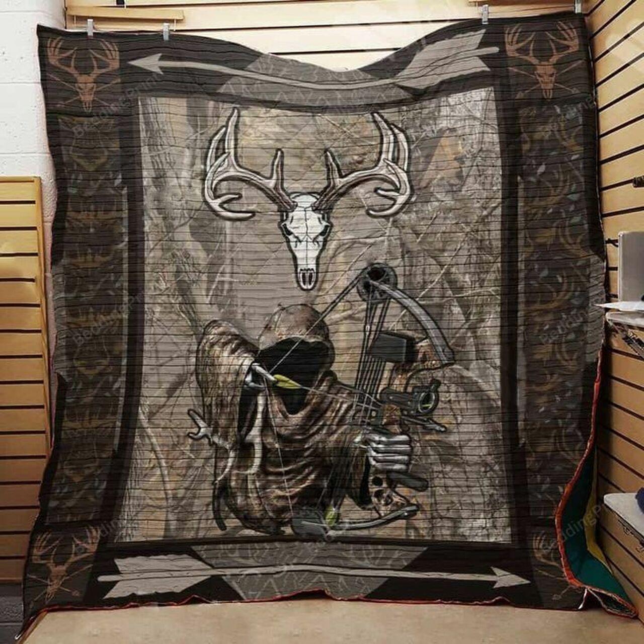 Bow Hunting Quilt Blanket Greattomized G For Birthday C Thgiving Perfect G For Hunting Lover