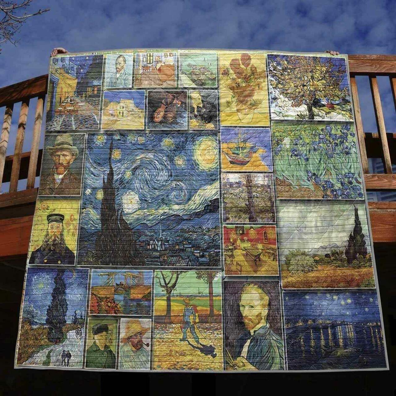 Van Gogh Collection Blanket Th1607 Quilt