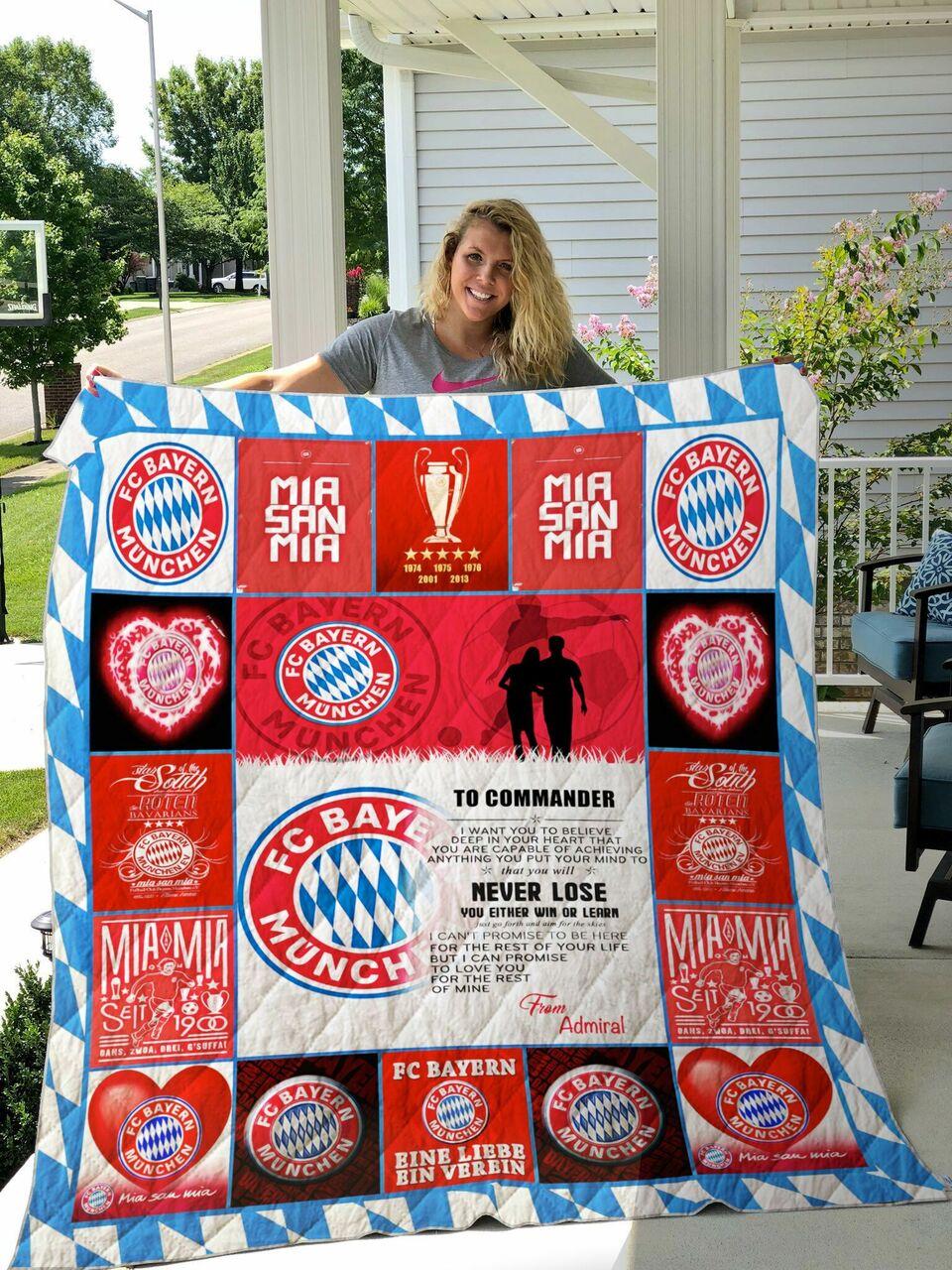 Bayern Munich onalizedtom Quilt Blanket