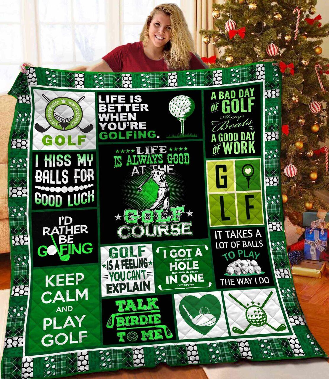 Golf Quilt Blanket Bbb281126Ht