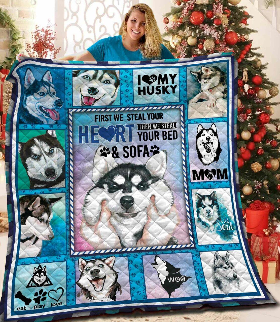 Husky Quilt Blanket Bbb281110Mh