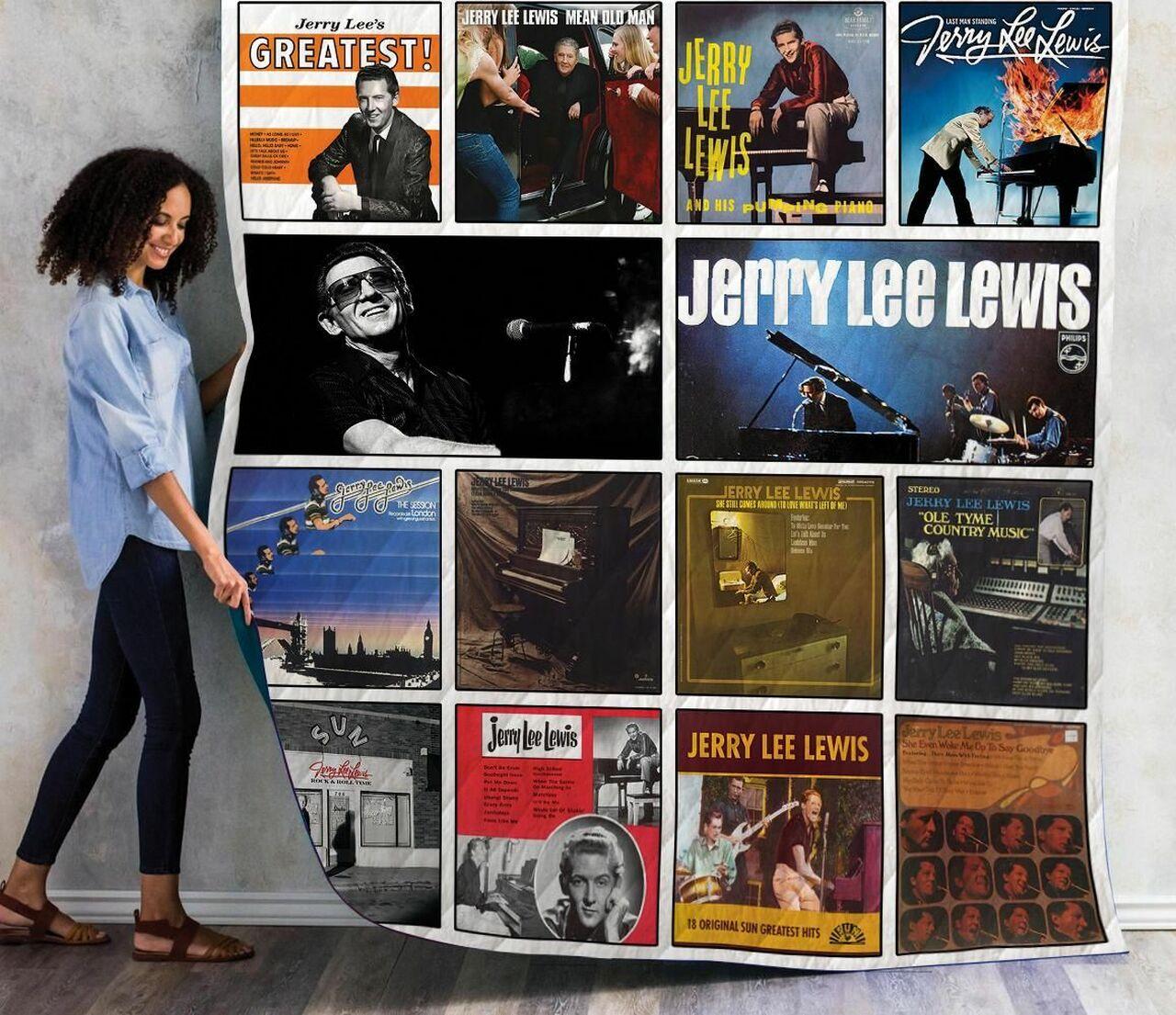 Jerry Lee L Al Quilt Blanket 01