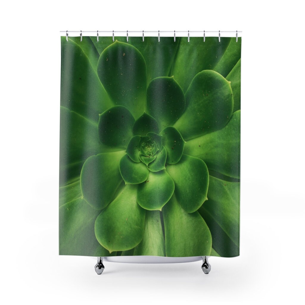 Sempervivum Garden Succulents Shower Curtain Natural Touch For Your Home Decor