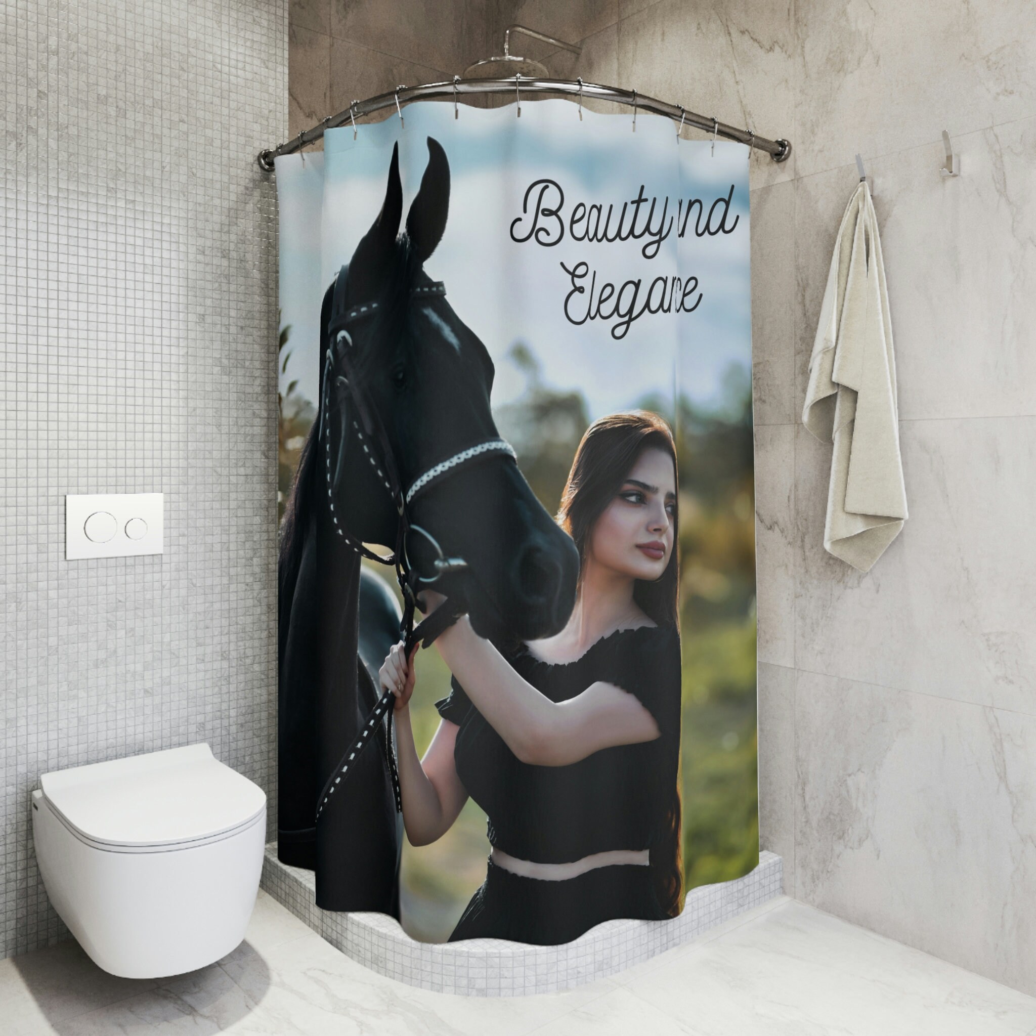 Elegant Beauty Shower Curtain Unique And Lovely For Your Bathroom Decor