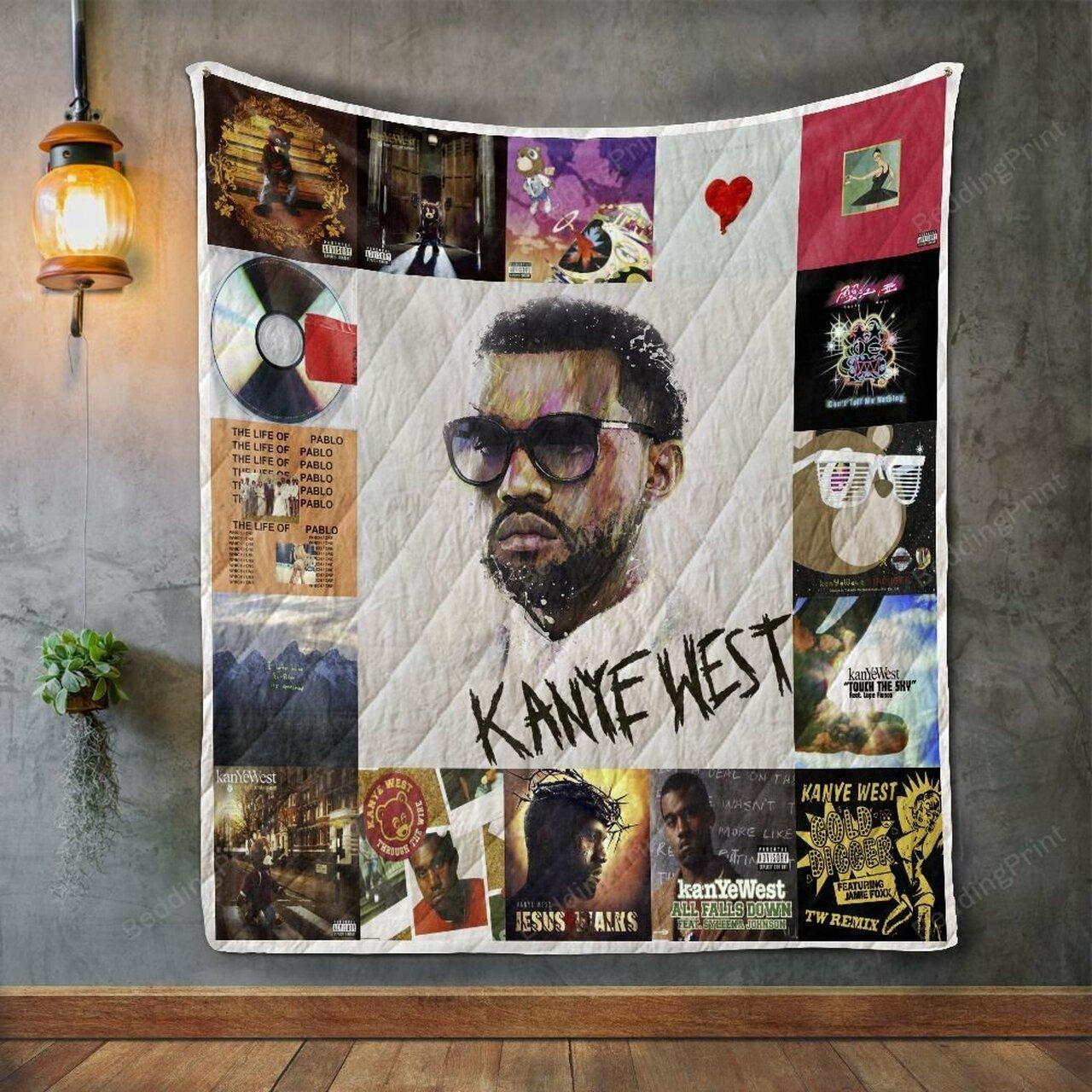 Kanyet Album Co Quilt Blanket