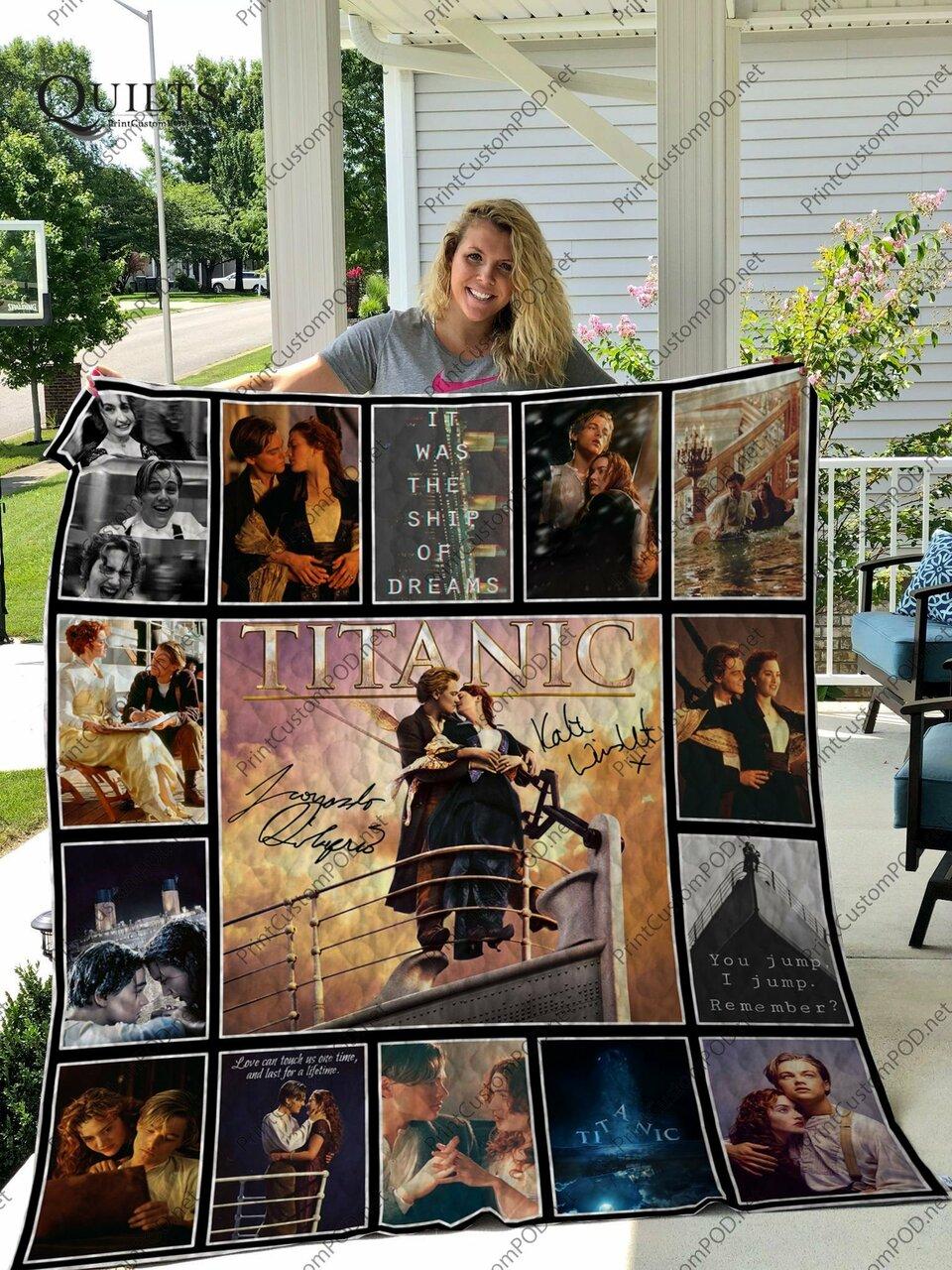 H Titanic Quilt Blanket For