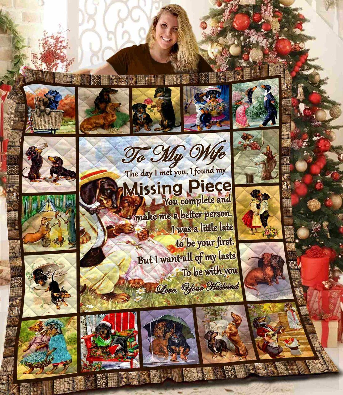 Dhund To My Wife Quilt Blanket Bbb091204Nb