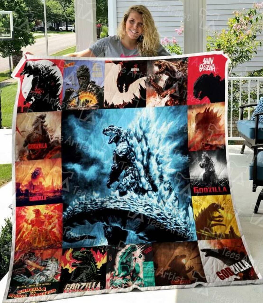Godzilla Quilt Blanket M160641 Quilt