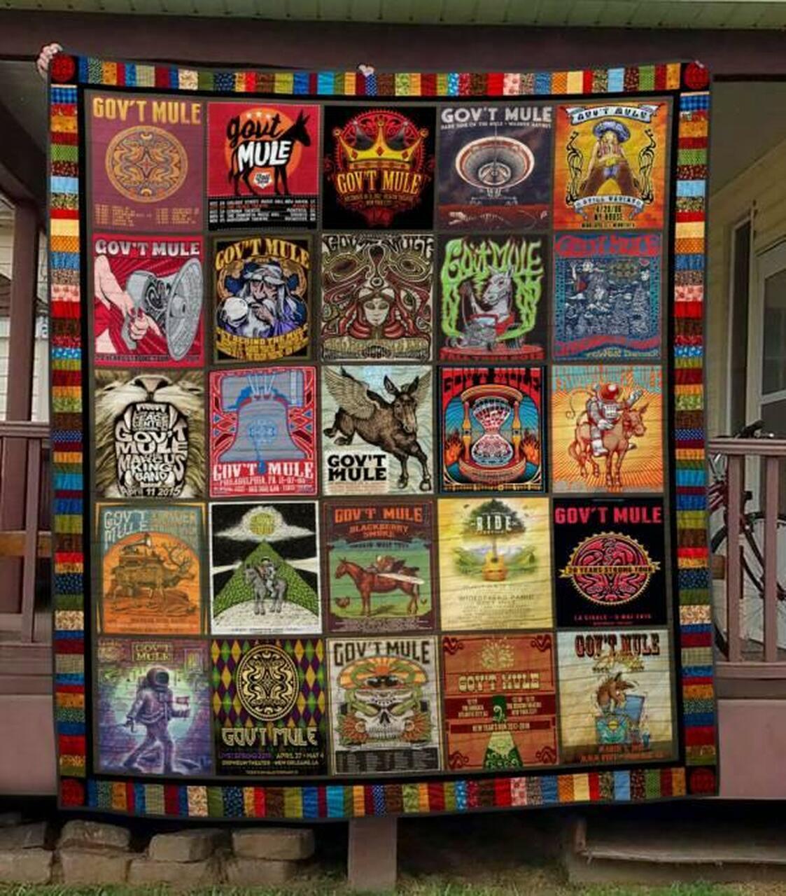 Gov_T Mule Quilt Blanket Hvt310512 Quilt