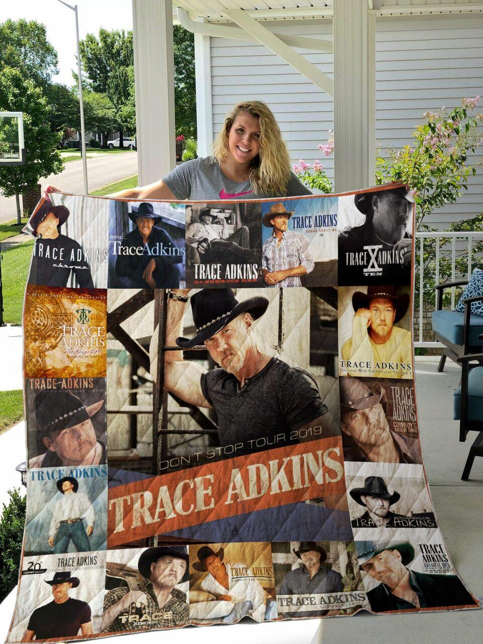 Trace Ad Quilt Blanket For Ver 17