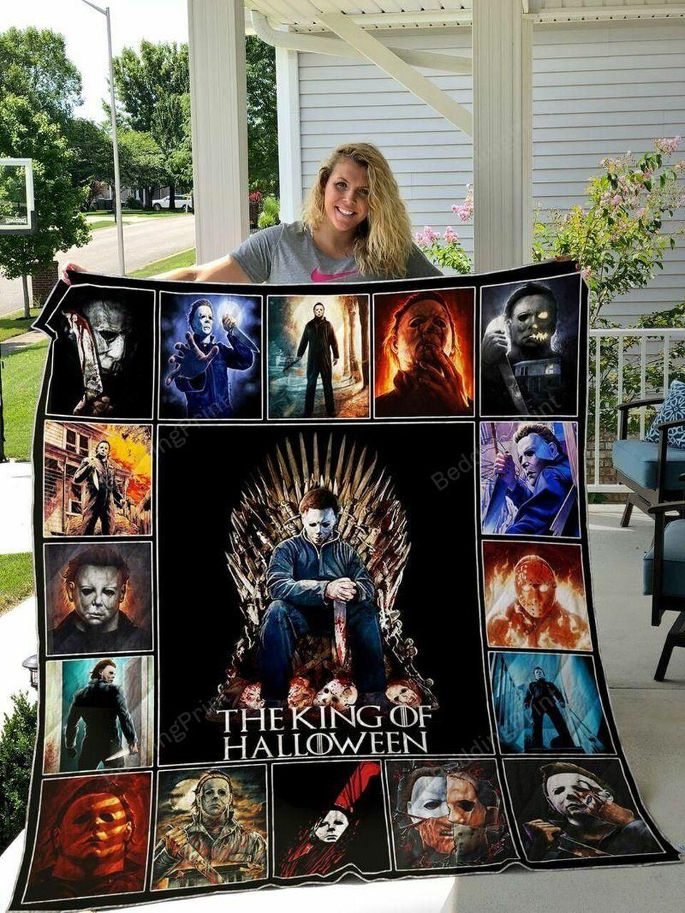 Michael M Halloween Movie Quilt Blanket Aeason Size Quilt Blanket