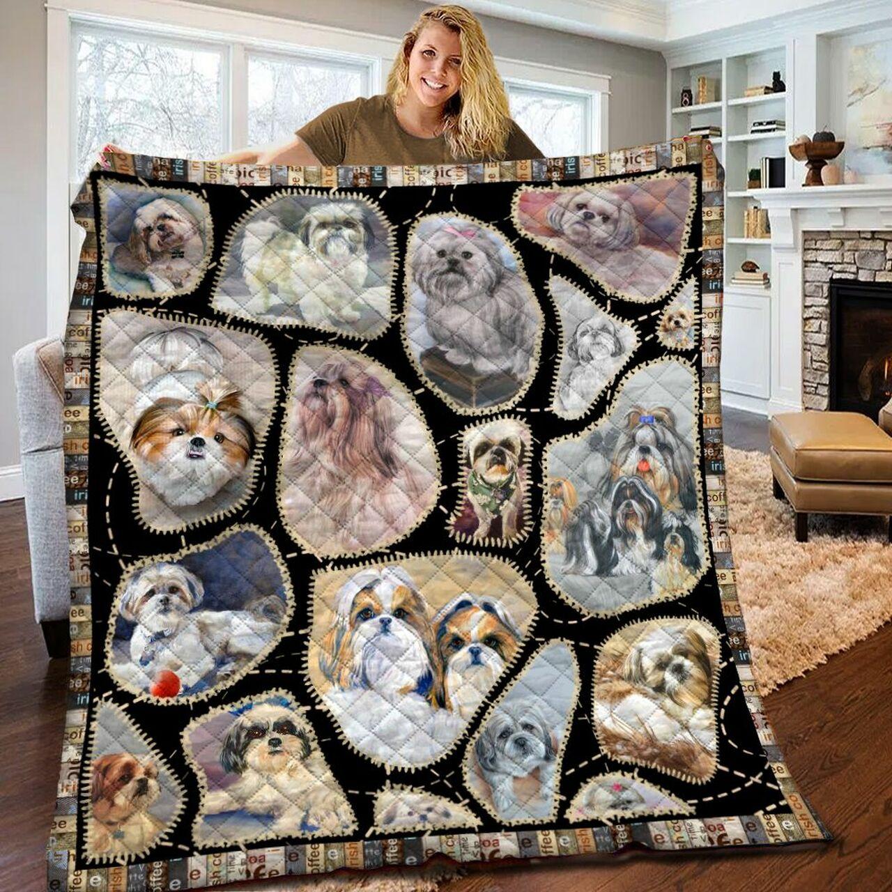 Shih Tzu Quilt Blanket Bbb200206Nb