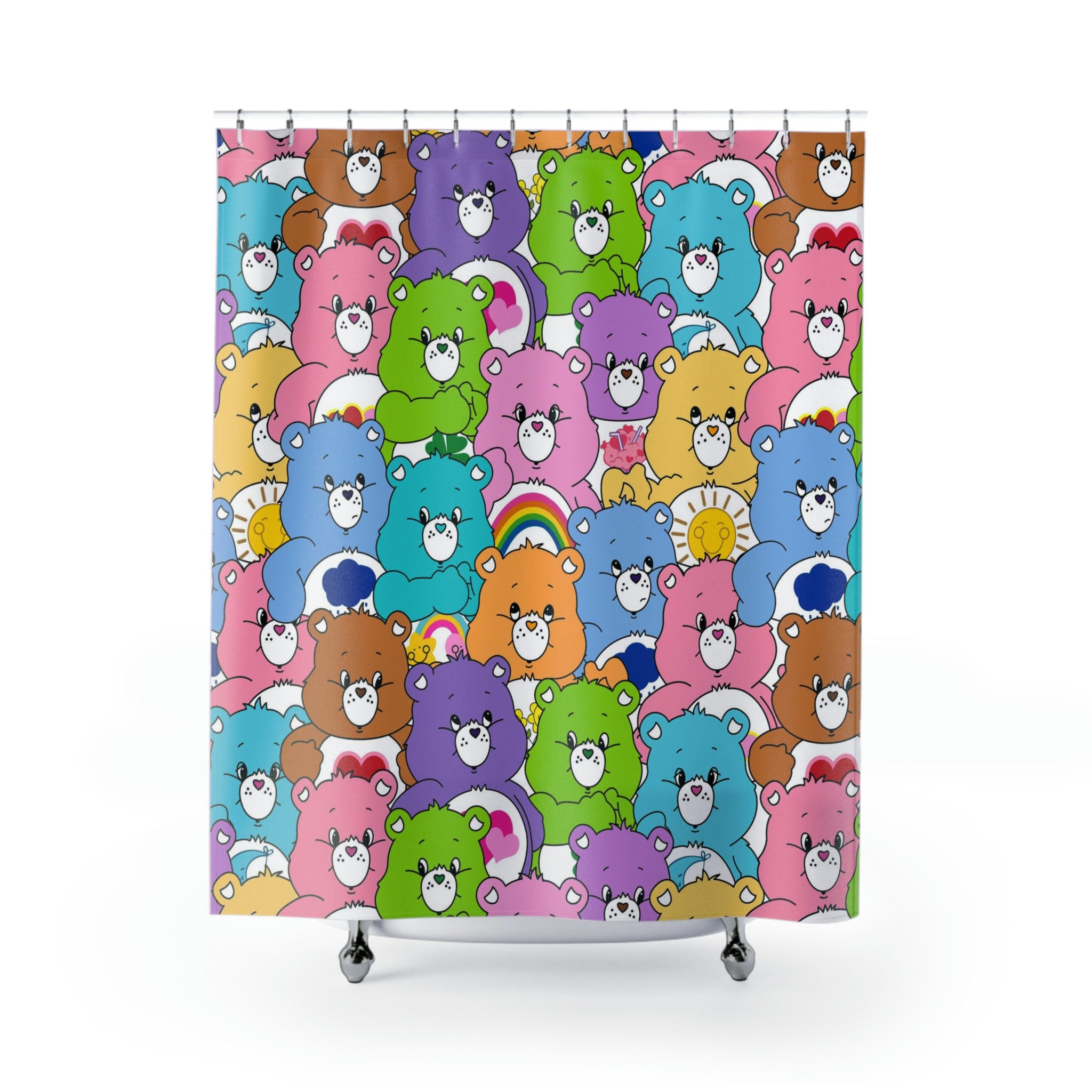 Rainbow Bears Shower Curtain That Is Beary Awesome