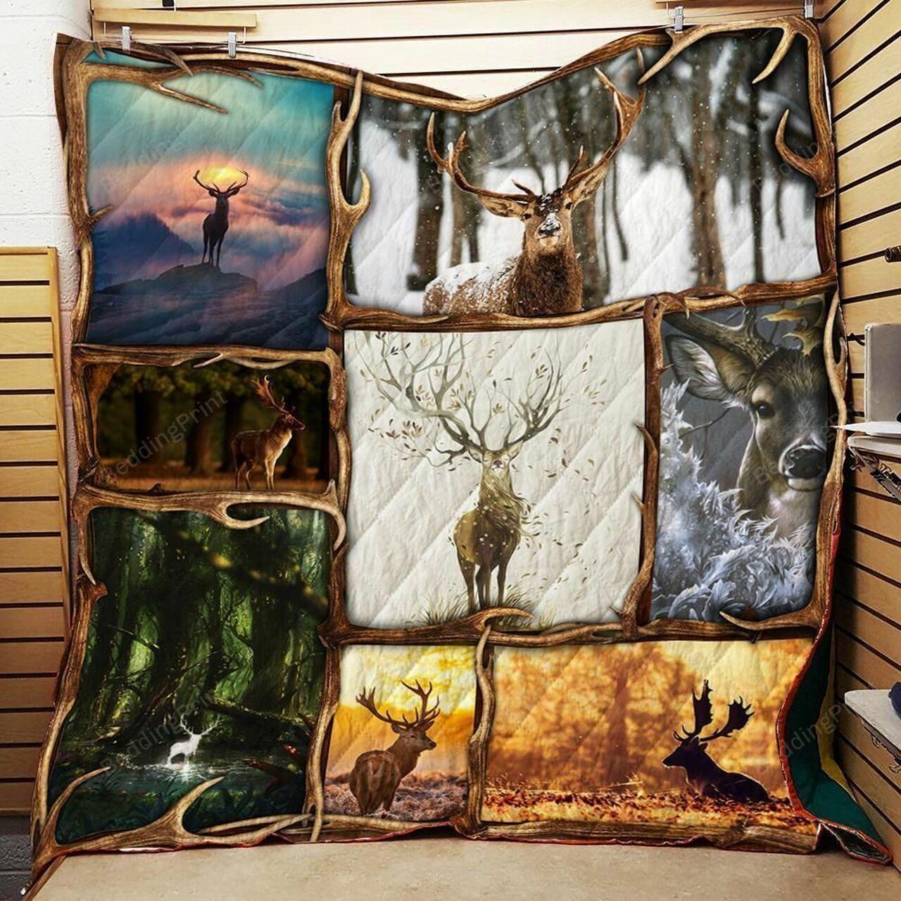 Deer Quilt Blanket