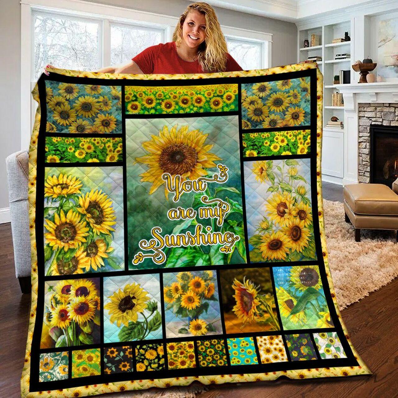 Sunflower Quilt Blanket Bbb170241Ht