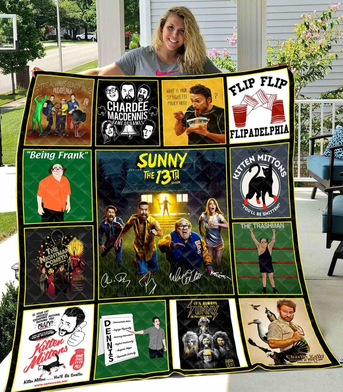I Al Sunny In Philadelphia Quilt Blanket