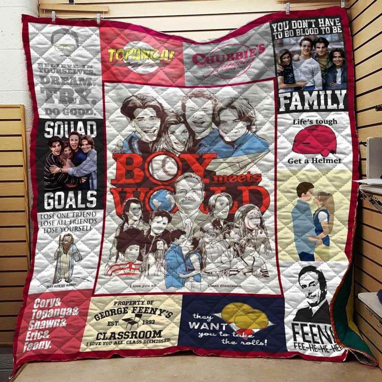 Boy M World Blanket Th0907 Quilt