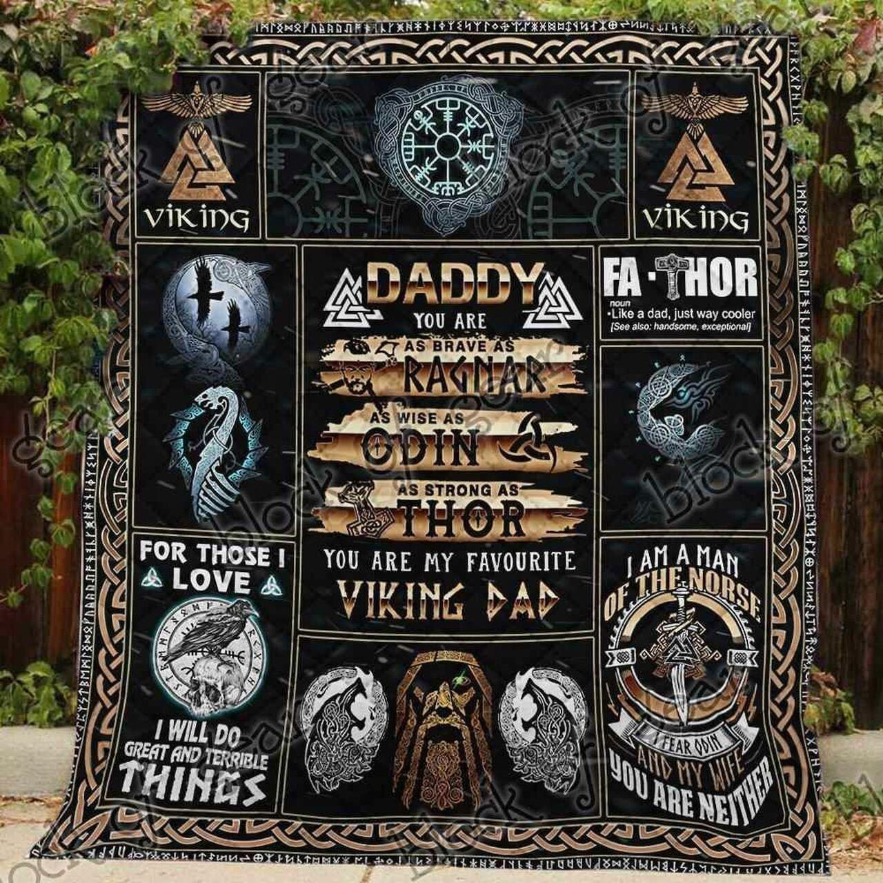 Viking Dad Blanket Kc1307 Quilt