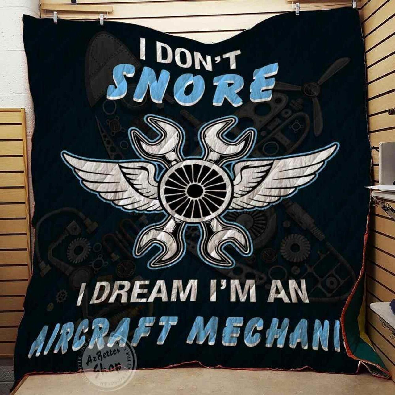 Aircarft Mechanic I Donnore I Dream I M Blanket Th1807 Quilt
