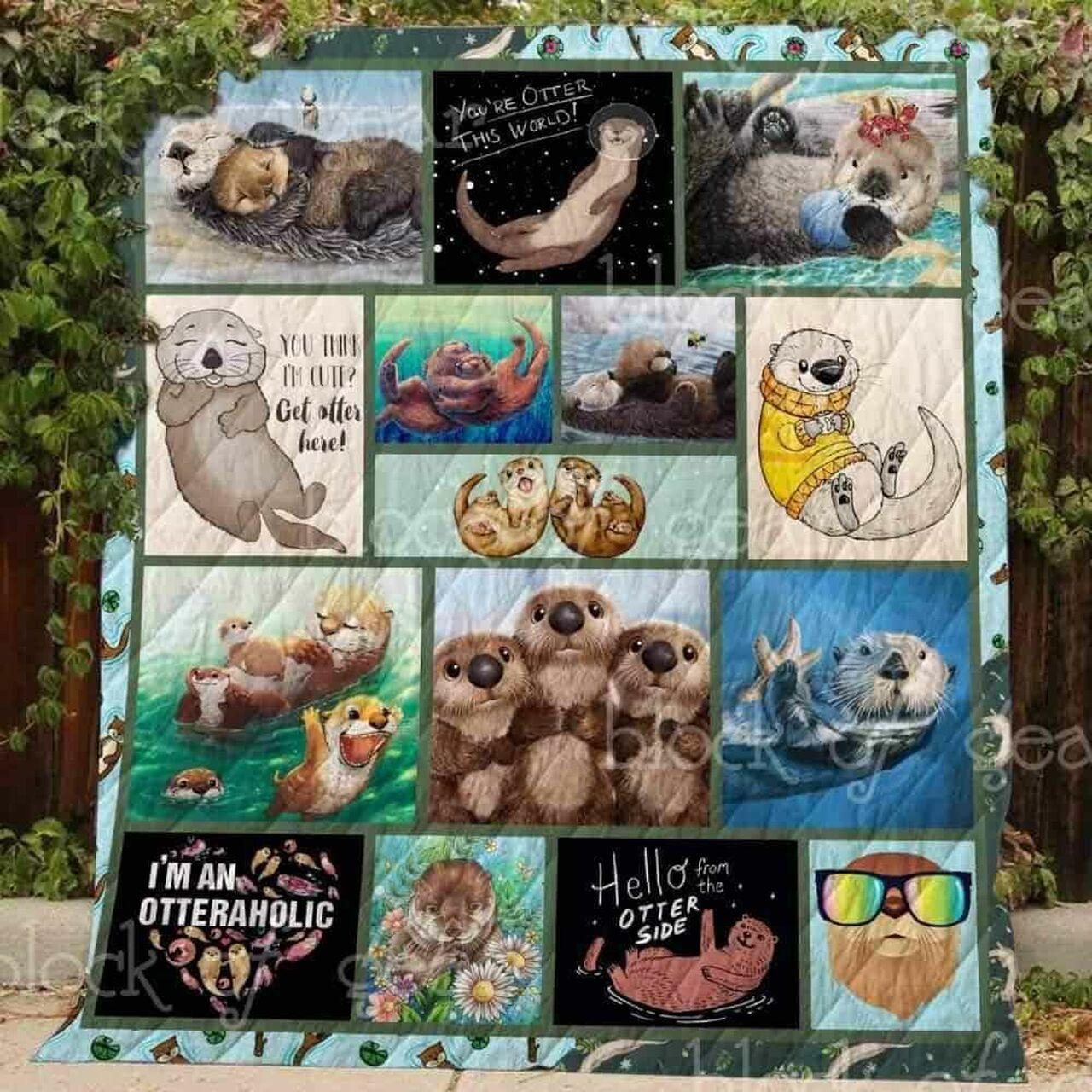 I M An Otteraholic Blanket Kc1507 Quilt