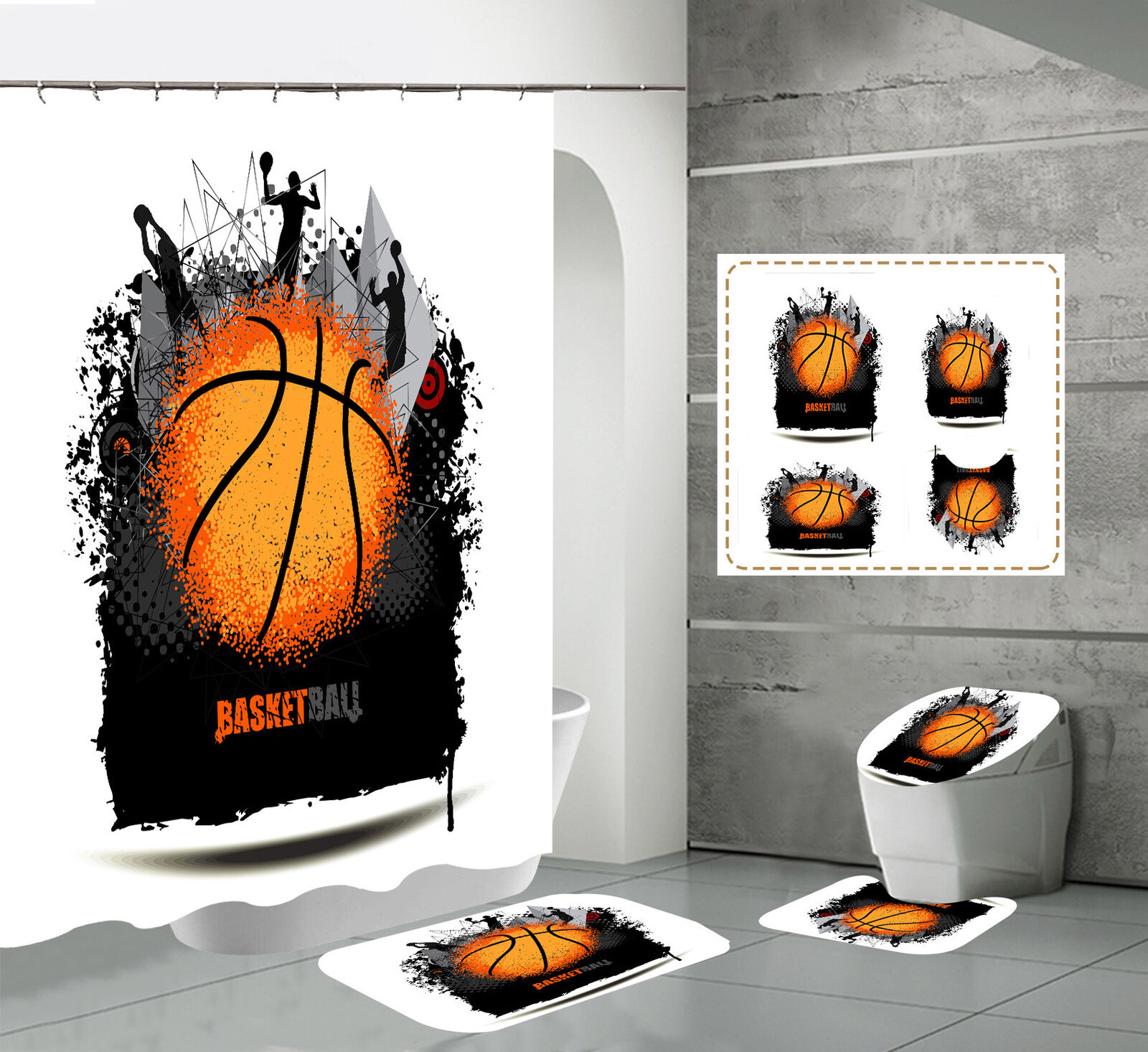 Sports Shower Curtain Celebrate Your Little Athlete With This Fun Bath Decor