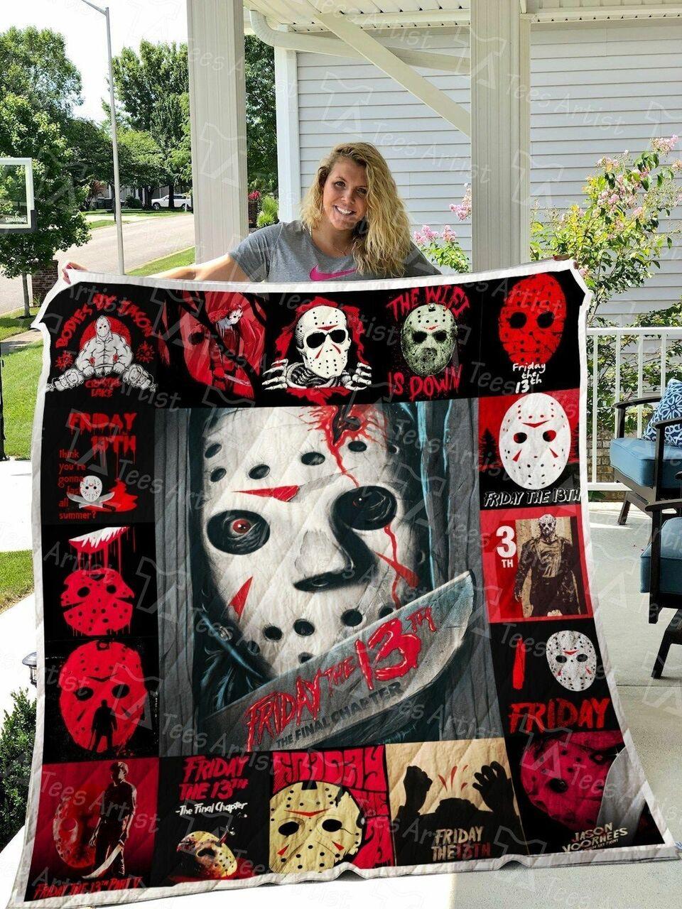 Friday The 13Th Quilt Blanket 0636