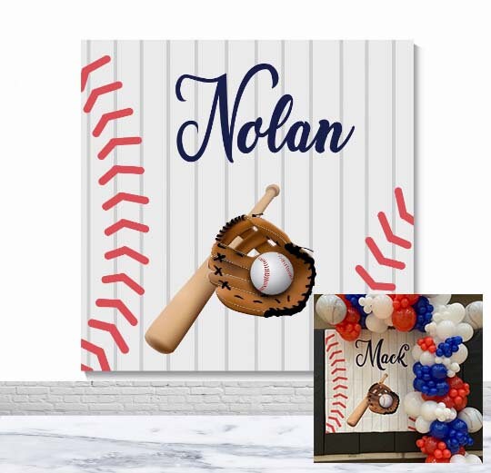 Photography Backdrops Baseball Shower Curtain For Sports Themed Photo Background