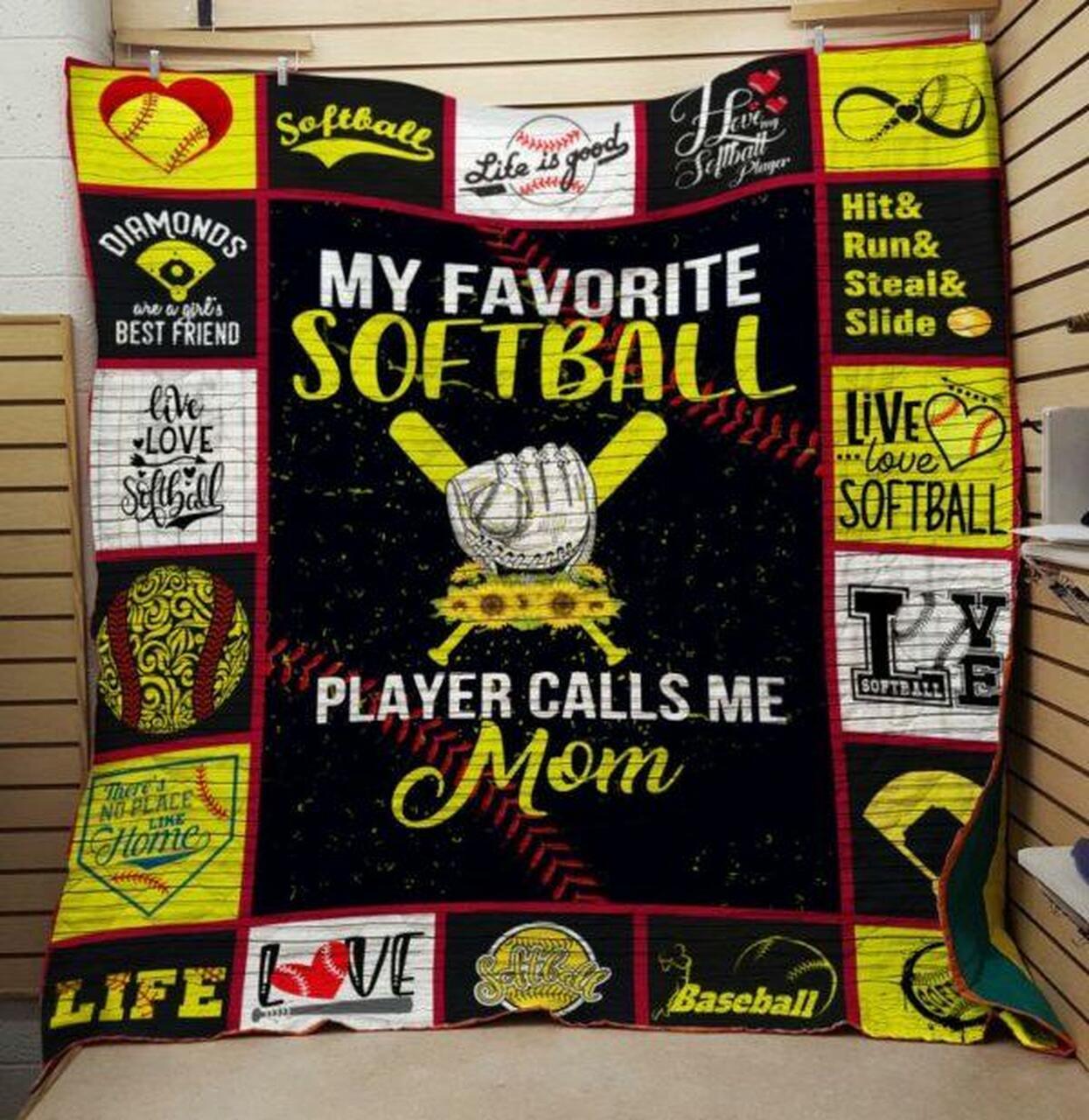 My Favorioftball Quilt Blanket Quilt