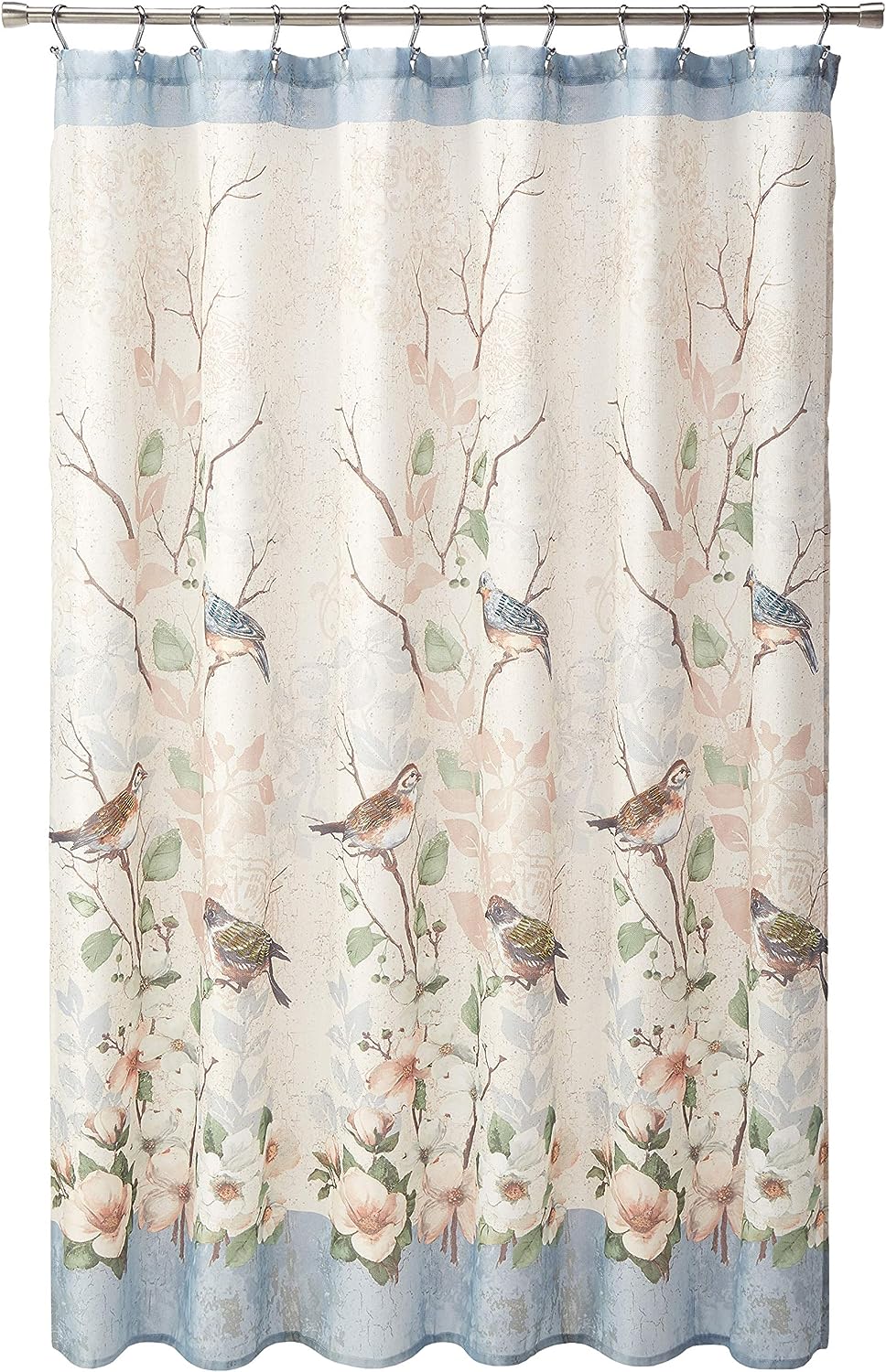 Ombre Leaves Collection Shower Curtain For Botanical-Inspired Bathroom Decor