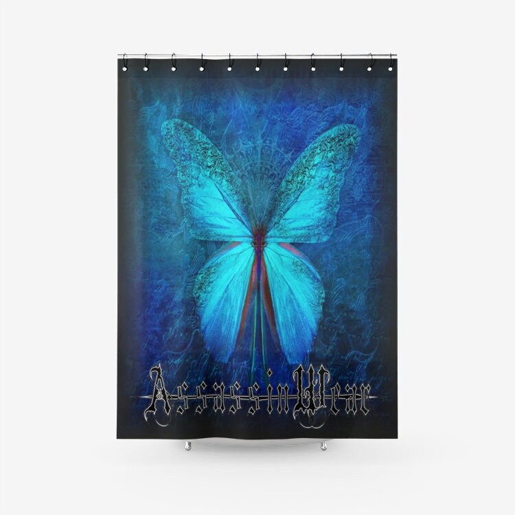 Float Like A Butterfly Shower Curtain Assassin Wear Bathroom Decor