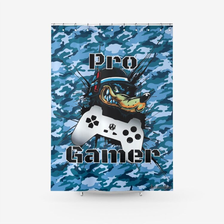 Dynamite Pro Gamer Shower Curtain Assassin Wear Bathroom Decor