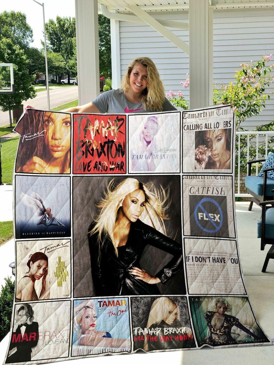 Tamar Braxton Quilt Blanket