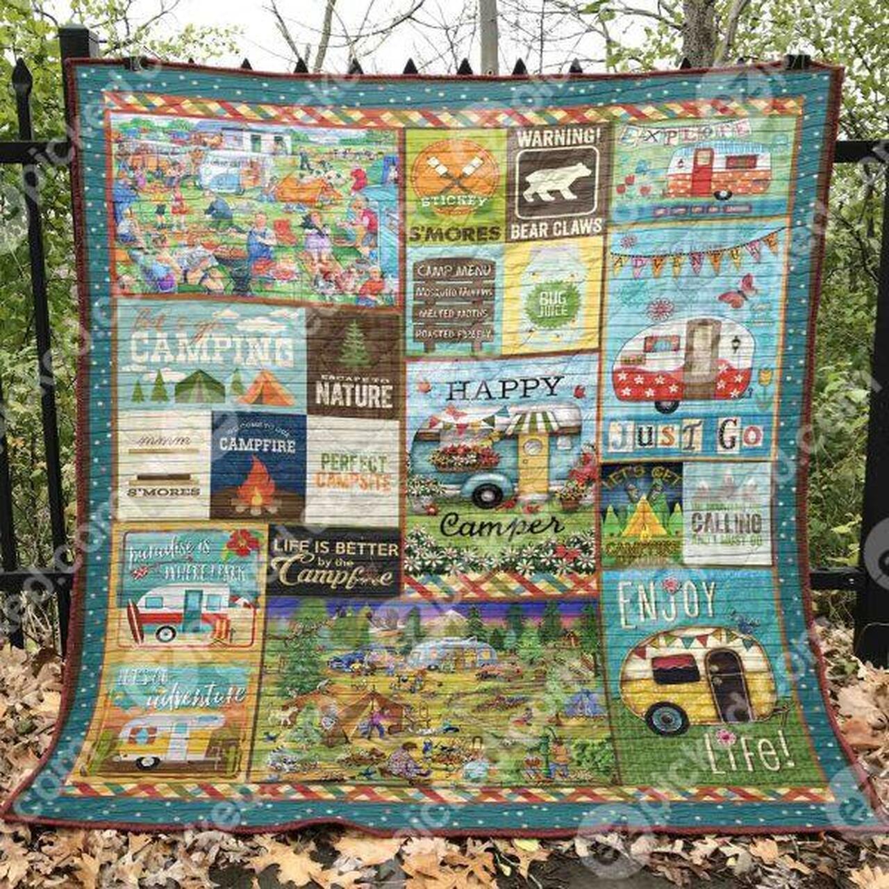 Enjoy Life Quilt Blanket Aq55 Quilt